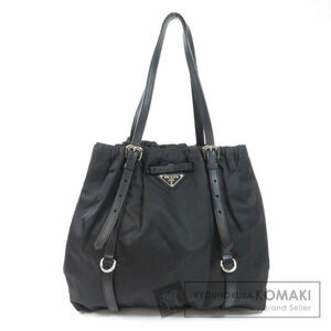 Prada Tessuto tote bag black saffiano leather